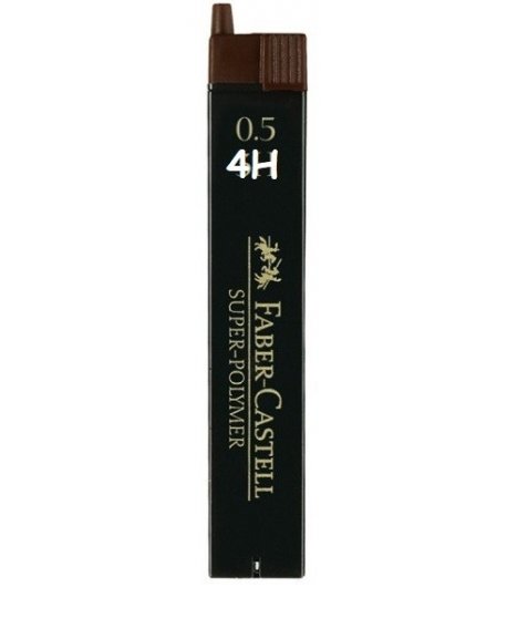 ΜΥΤΕΣ ΓΙΑ ΜΗΧΑΝΙΚΟ ΜΟΛΥΒΙ FABER CASTELL 0.5mm 4H