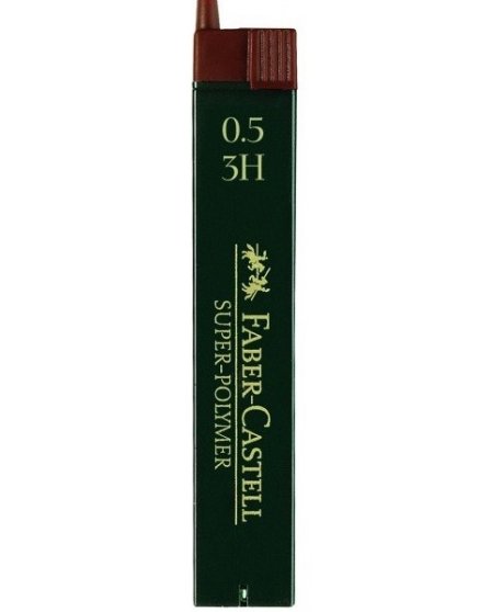 MYTΕΣ ΓΙΑ ΜΗΧΑΝΙΚΟ ΜΟΛΥΒΙ FABER CASTELL 0.5mm 3H  