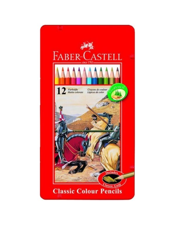 ΞΥΛΟΜΠΟΓΙΕΣ FABER CASTELL METAL 12TEM.