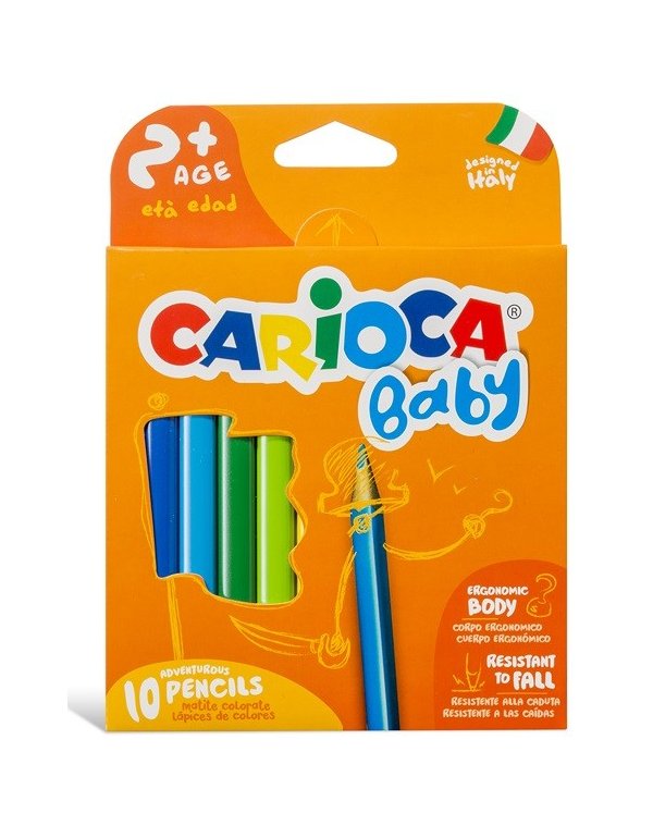 ΞΥΛΟΜΠΟΓΙΕΣ CARIOCA TEDDY BABY 10ΤΕΜ. 2+