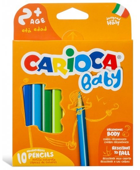 ΞΥΛΟΜΠΟΓΙΕΣ CARIOCA TEDDY BABY 10ΤΕΜ. 2+