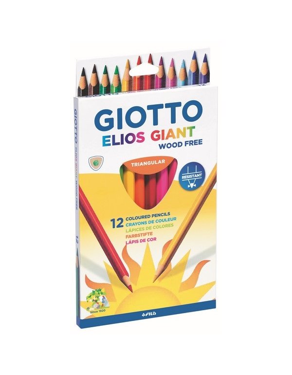 ΞΥΛΟΜΠΟΓΙΕΣ GIOTTO ELIOS  ΧΟΝΔΡΕΣ 12ΤΕΜ.