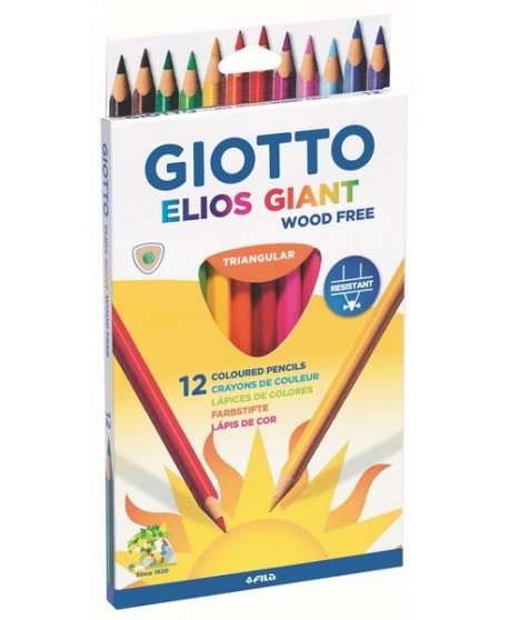 ΞΥΛΟΜΠΟΓΙΕΣ GIOTTO ELIOS  ΧΟΝΔΡΕΣ 12ΤΕΜ.