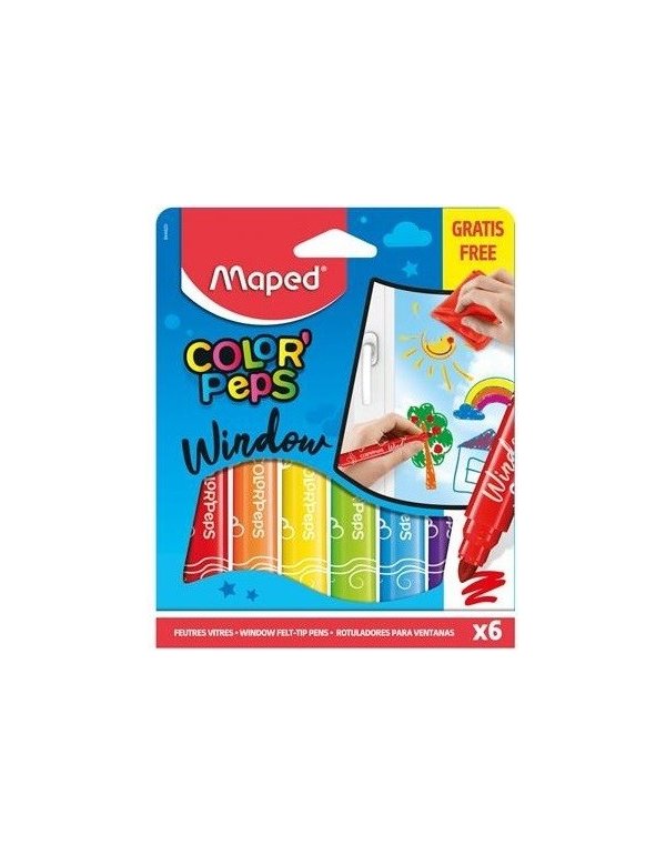 MAPED ΜΑΡΚΑΔΟΡΟΙ WINDOW 6ΤΕΜ.