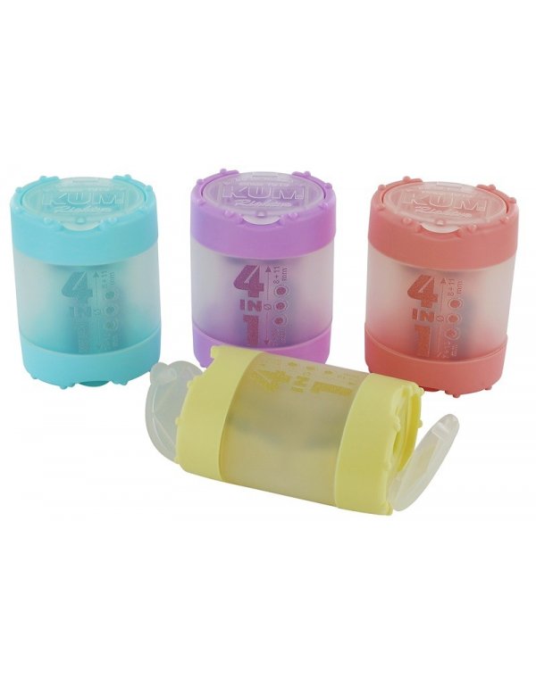 ΞΥΣΤΡΕΣ KUM PASTELL COLORS BOX 4 ΣΕ 1 