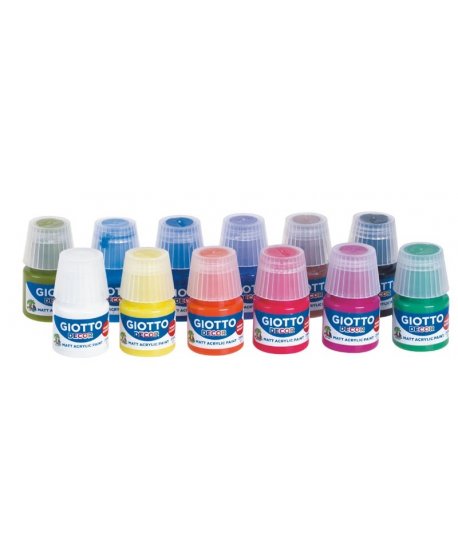 ΑΚΡΥΛΙΚΑ GIOTTO 12x25ml DECOR MATT 12τεμ 