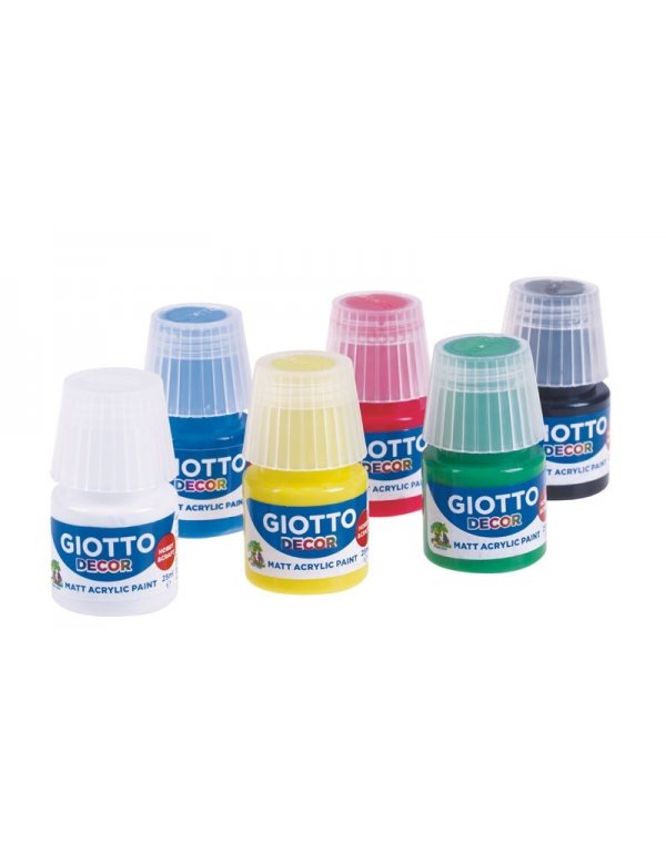 ΑΚΡΥΛΙΚΑ GIOTTO 6x25ml DECOR MATT 6τεμ 