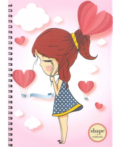 ΤΕΤΡΑΔΙΟ ΣΠΙΡΑΛ SHAPE ELERINA 1 17x24 3Θ