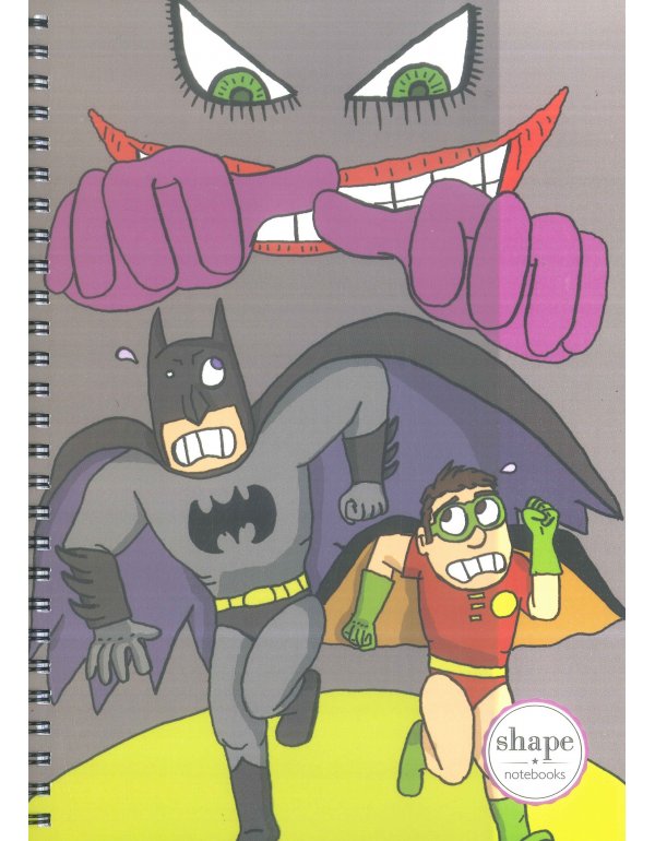 ΤΕΤΡΑΔΙΟ ΣΠΙΡΑΛ SHAPE COMICS 1 17x24 3Θ.