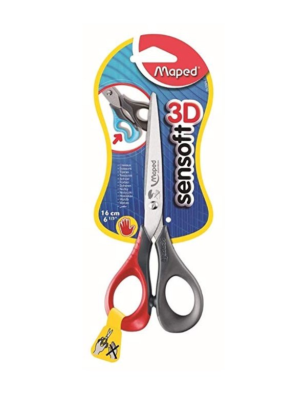 ΨΑΛΙΔΙ MAPED SENSOFT 3D 16cm ΓΙΑ ΑΡΙΣΤΕΡΟΧΕΙΡΕΣ