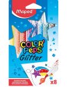 ΜΑΡΚΑΔΟΡΟΙ MAPED COLOR'PEPS GLITTER 8TEM.