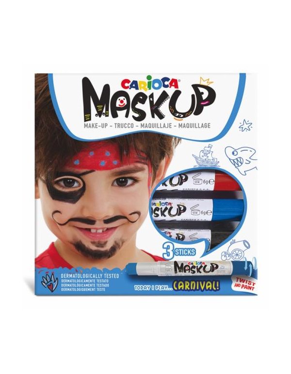 ΚΡΑΓΙΟΝ CARIOCA MASKUP 3 ΧΡΩΜΑΤΑ CARNIVAL