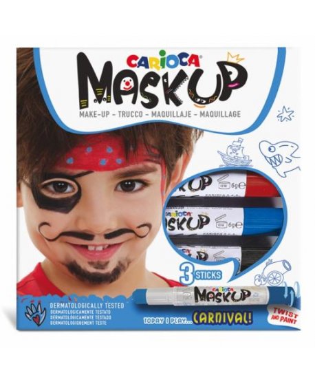 ΚΡΑΓΙΟΝ CARIOCA MASKUP 3 ΧΡΩΜΑΤΑ CARNIVAL
