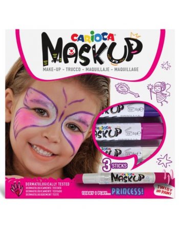 ΚΡΑΓΙΟΝ CARIOCA MASKUP 3 ΧΡΩΜΑΤΑ PRINCESS