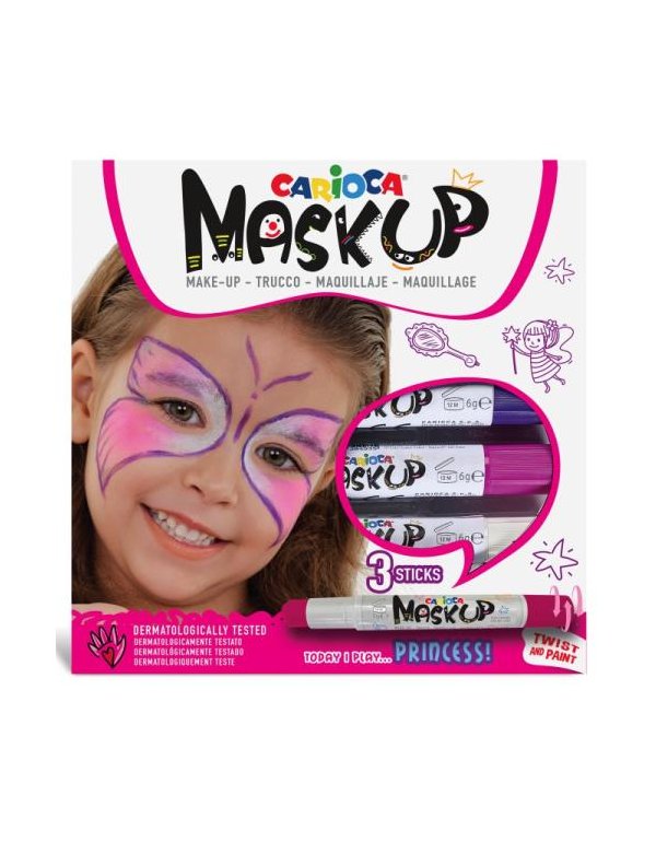 ΚΡΑΓΙΟΝ CARIOCA MASKUP 3 ΧΡΩΜΑΤΑ PRINCESS