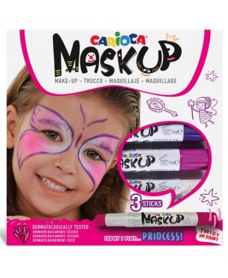 ΚΡΑΓΙΟΝ CARIOCA MASKUP 3 ΧΡΩΜΑΤΑ PRINCESS