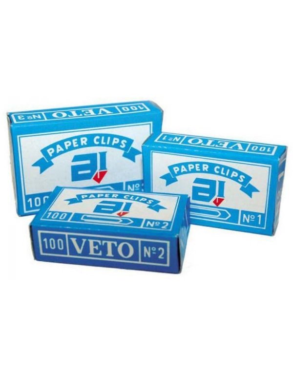 ΣΥΝΔΕΤΗΡΕΣ ΕΓΓΡΑΦΩΝ ΜΕΤΑΛΛΙΚΟΙ ΑΣΗΜΙ VETO No2 (2.5CM)