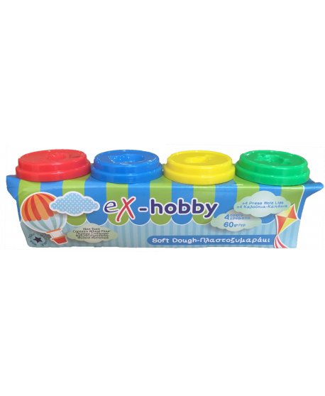 ΠΛΑΣΤΟΖΥΜΑΡΑΚΙΑ eX-HOBBY 4ΧΡ x 60gr