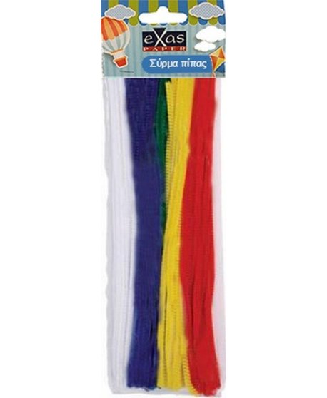 ΣΥΡΜΑ ΠΙΠΑΣ  eX-HOBBY 30cm ΧΡΩΜΑΤΑ 50τεμ.