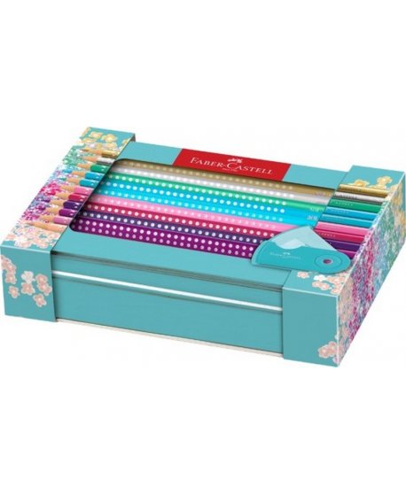 ΞΥΛΟΜΠΟΓΙΕΣ FABER CASTELL SPARKLE METAL 20 ΧΡΩΜATA