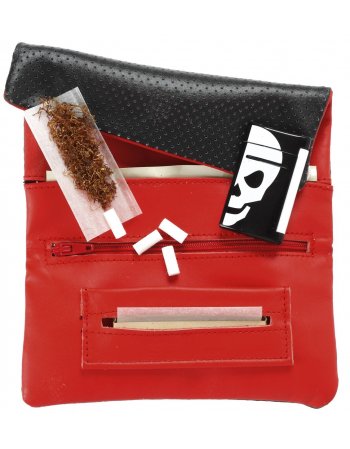 ΚΑΠΝΟΘΗΚΗ ΔΕΡΜΑΤΙΝΗ MR MANGA RED