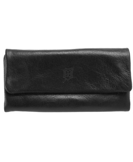 ΚΑΠΝΟΘΗΚΗ ΔΕΡΜΑΤΙΝΗ MR LEADER BLACK