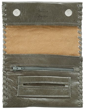 ΚΑΠΝΟΘΗΚΗ ΔΕΡΜΑΤΙΝΗ MR DESIRE GREY