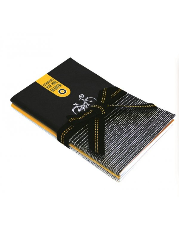 ΣΕΤ ΣΗΜΕΙΩΜΑΤΑΡΙΑ MAKE NOTES CYCLING ΡΙΓΕ 9x14cm 3TEM.