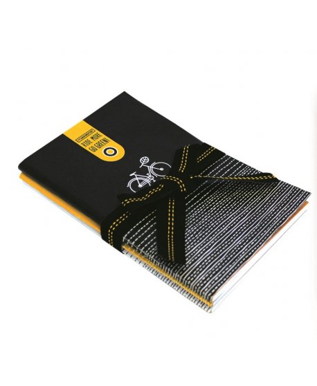 ΣΕΤ ΣΗΜΕΙΩΜΑΤΑΡΙΑ MAKE NOTES CYCLING ΡΙΓΕ 9x14cm 3TEM.