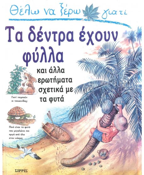 ΘΕΛΩ ΝΑ ΞΕΡΩ ΓΙΑΤΙ ΤΑ ΔΕΝΤΡΑ ΕΧΟΥΝ ΦΥΛΛΑ