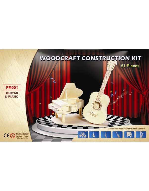 ΣΥΝΑΡΜΟΛΟΓΟΥΜΕΝΗ ΞΥΛΙΝΗ ΚΑΤΑΣΚΕΥΗ ΠΙΑΝΟ ΜΕ ΚΙΘΑΡΑ