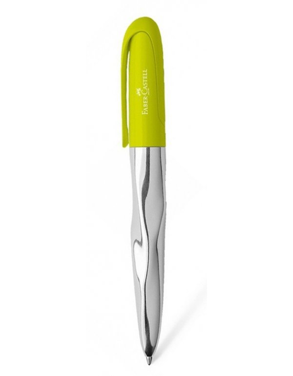 ΣΤΥΛΟ FABER CASTELL CHROME BALLPOINT LIME