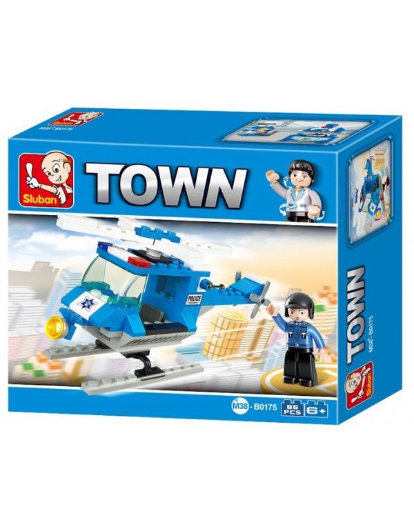 SLUBAN TOWN POLICE HELICOPTER Β0175