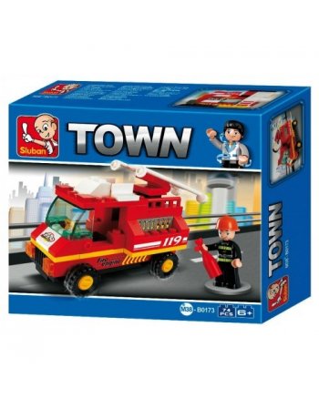 SLUBAN TOWN FIRE TRUCK B0173 