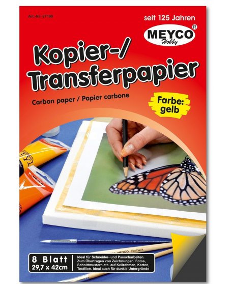 ΚΑΡΜΠΟΝ MEYCO ΚΙΤΡΙΝΟ Α3 ΣΕΤ 8τεμ.