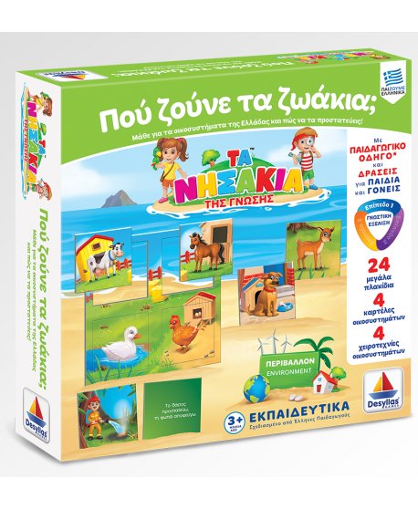 ΝΗΣΑΚΙΑ ΤΗΣ ΓΝΩΣΗΣ - ΠΟΥ ΖΟΥΝΕ ΤΑ ΖΩΑΚΙΑ?