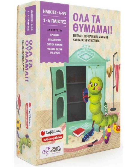 ΟΛΑ ΤΑ ΘΥΜΑΜΑΙ - ΕΠΙΤΡΑΠΕΖΙΟ ΜΝΗΜΗΣ ΚΑΙ ΠΑΡΑΤΗΡΗΤΙΚΟΤΗΤΑΣ