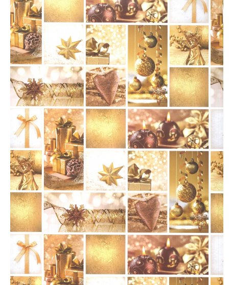 ΧΑΡΤΙ URSUS 50x68cm/300gr X-MAS GOLD