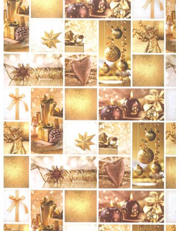 ΧΑΡΤΙ URSUS 50x68cm/300gr X-MAS GOLD