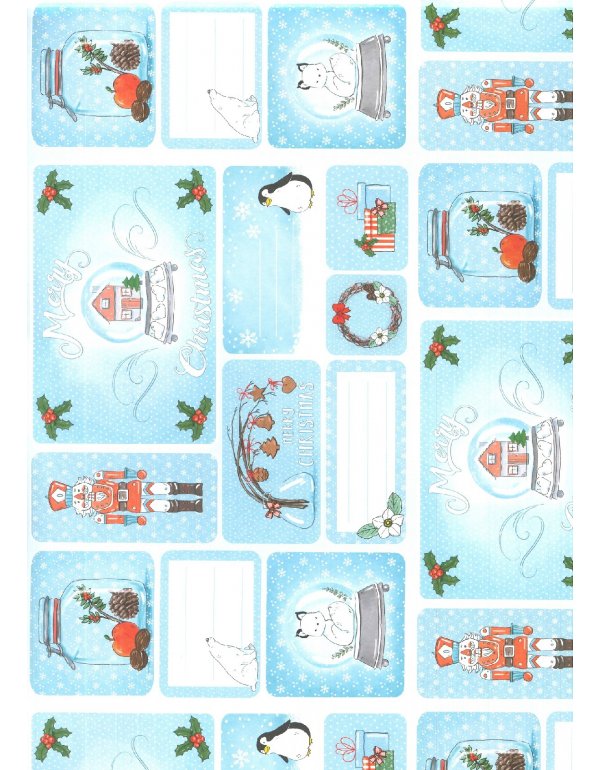 ΧΑΡΤΟΝΙ URSUS 50x68/300gr CHRISTMAS MOTIF