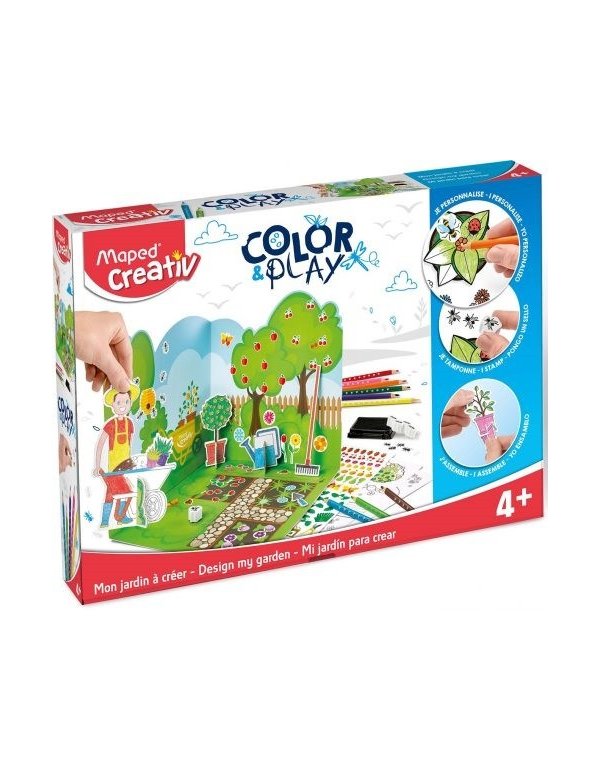 MAPED CREATIV ΣΕΤ COLOR AND PLAY - Ο ΚΗΠΟΣ ΜΟΥ