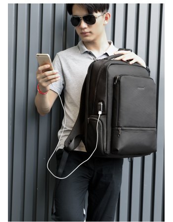 BACKPACK TIGERNU 3585 ΜΑΥΡΟ 15.6" 