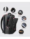 BACKPACK TIGERNU 3585 ΜΑΥΡΟ 15.6" 