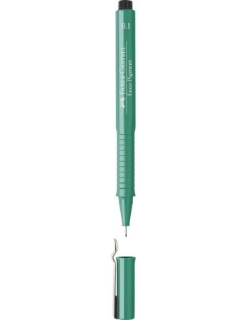 ΜΑΡΚΑΔΟΡΟΣ FABER CASTELL 166 ECCO-PIGMENT GREEN 0.1mm