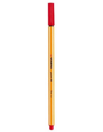 ΜΑΡΚΑΔΟΡΟΣ STABILO 0.4mm 88/40 ΚΟΚΚΙΝΟ
