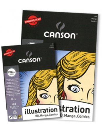 ΜΠΛΟΚ CANSON 387201 ILLUSTRATION A3 250gr 12Φ