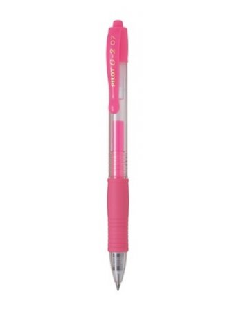 PILOT ΣΤΥΛΟ GEL G-2 FINE NEON PINK 0.7 mm