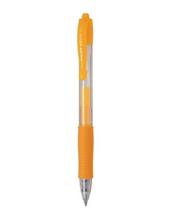 PILOT ΣΤΥΛΟ GEL G-2 FINE NEON BRIGHT ORANGE 0.7 mm