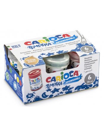 ΤΕΜΠΕΡΕΣ CARIOCA ΒΑΖΑΚΙ 6/25ml