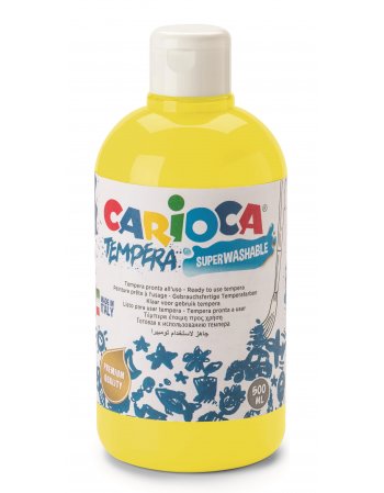ΤΕΜΠΕΡΑ CARIOCA 500ml (700gr) NEON YELLOW